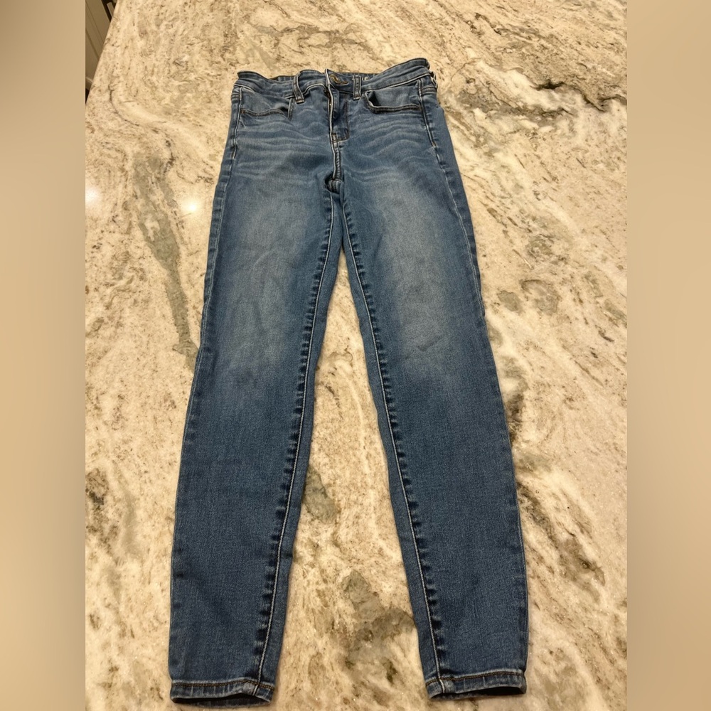 American‎ eagle hi rise jegging jeans size 2 short